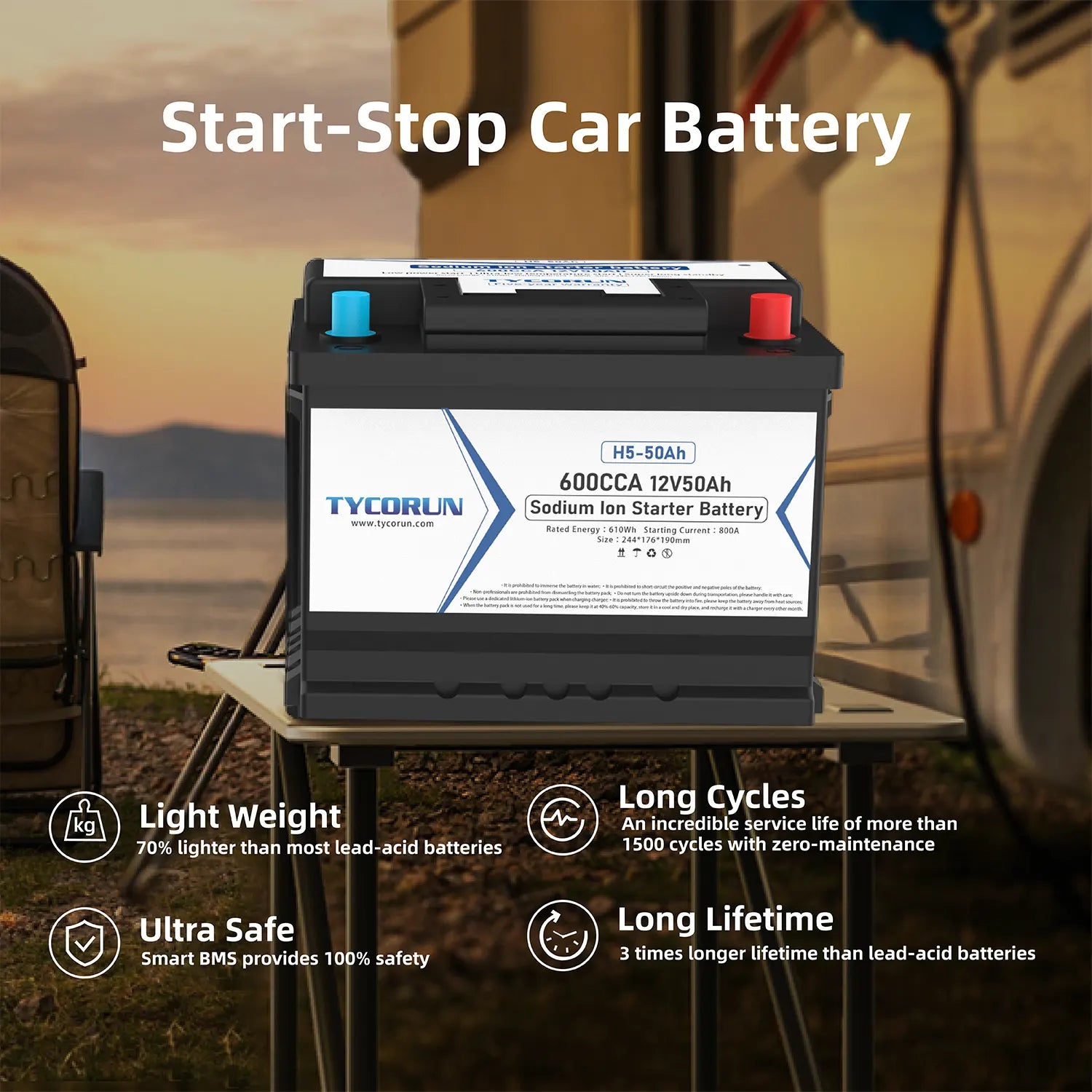 Batteries START STOP – Battery service